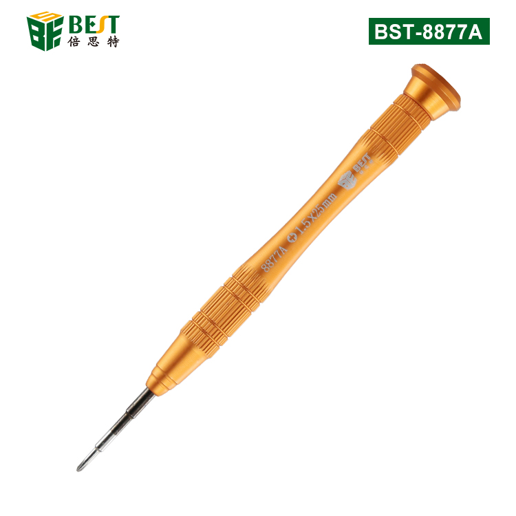 BST-8877A 金色鋁合金手柄精密螺絲刀 鋁批