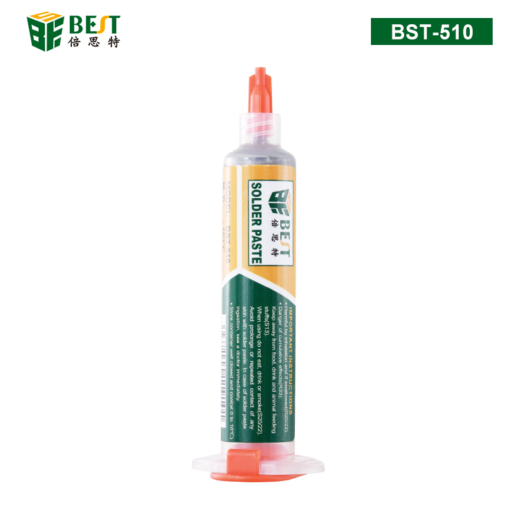 BST-510 針筒式錫漿 中溫錫膏 焊錫膏 Sn63/Pb37 10cc