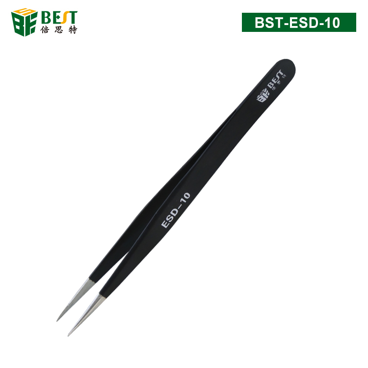 BST-ESD-10 優(yōu)質(zhì)鋼化高級防靜電鑷子