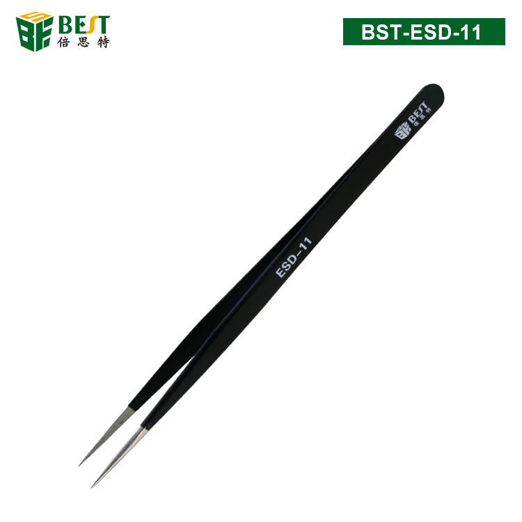 BST-ESD-11 優(yōu)質(zhì)鋼化高級防靜電鑷子