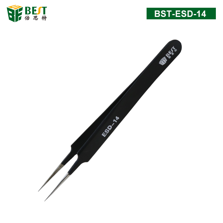 BST-ESD-14 優(yōu)質(zhì)鋼化高級(jí)防靜電鑷子