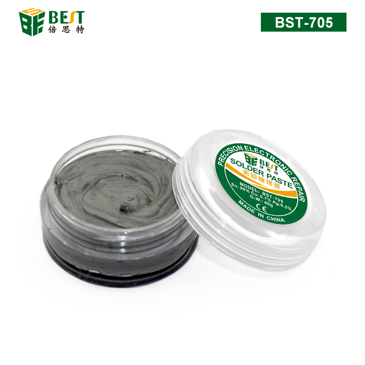 BST-705 無(wú)鉛錫漿 高溫錫漿 焊錫膏 BGA植錫膏 Sn99/Cu0.7/Ag0.3 40g