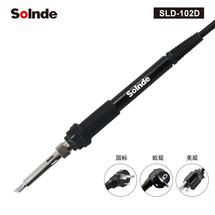 SLD-102D 單支內(nèi)熱式電烙鐵 家用電工維修60W耐高溫硅膠線電烙鐵