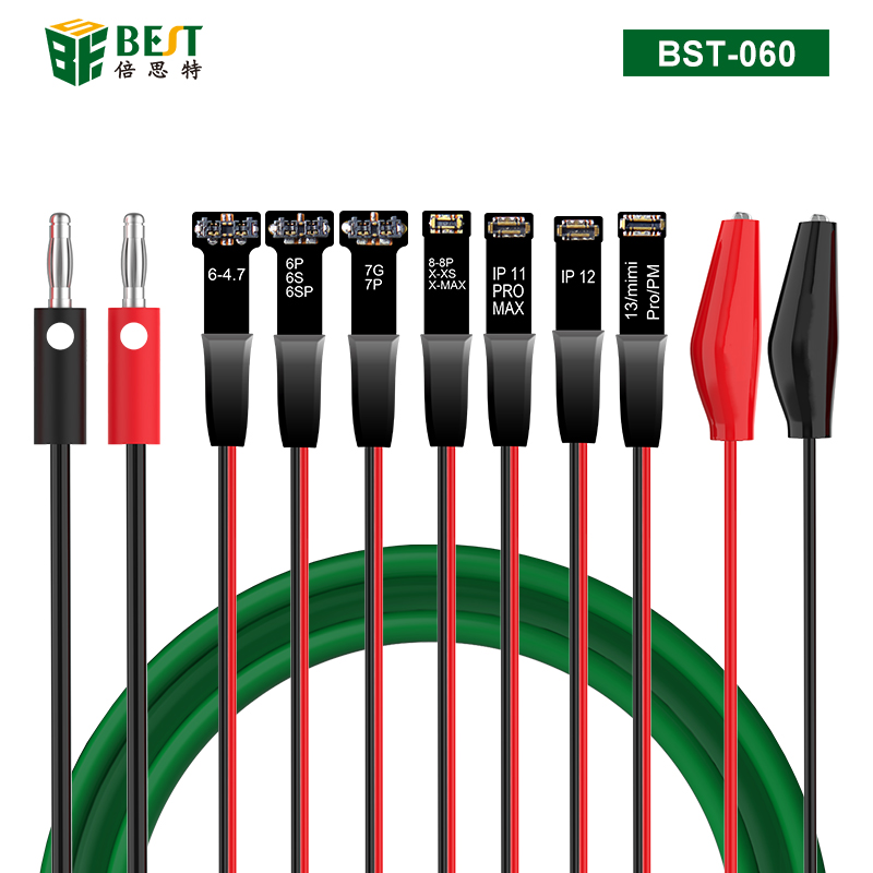 BST-060 蘋果開機(jī)線 IP6-13系列電源開機(jī)線1拖9免電池開機(jī)即扣即用FPC軟排線