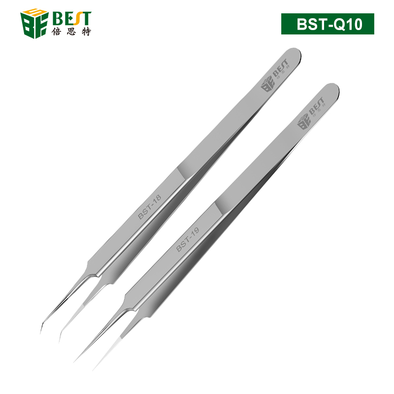 BST-Q10 指紋飛線鑷子兩支裝 精品飛線鑷子二合一