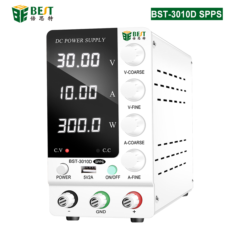 BST-3010D SPPS 開關型直流穩(wěn)壓電源 固測可調(diào)直流穩(wěn)壓電源30V/10A筆記本電腦手機維修開關電源